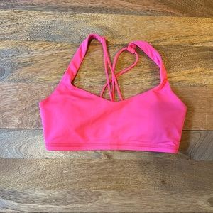 Lululemon Free to Be Bra Hot Pink Size 4